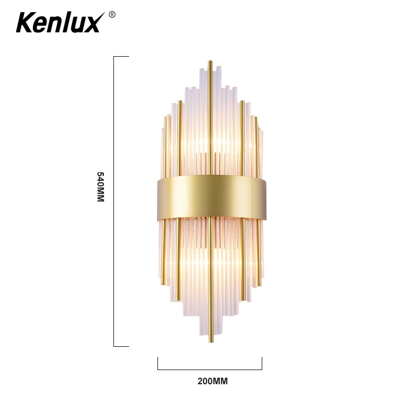 Современная хрустальная светодиодная настенная лампа металлический светильник