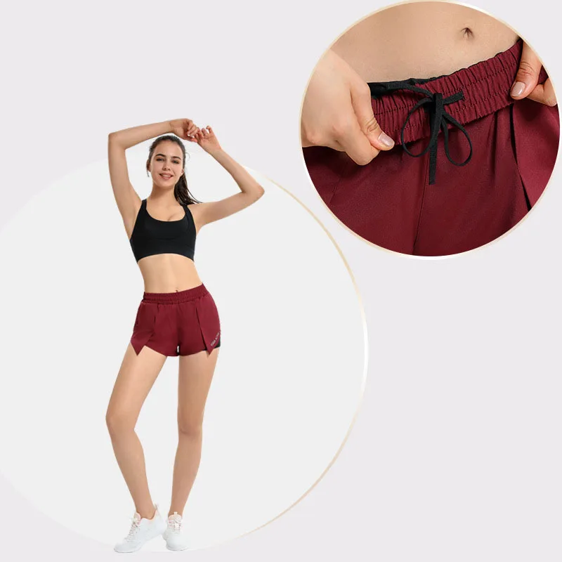 

Loose Sports Shorts Women's Fake Two-Piece Running Fitness Anti-Exposure Casual Breathable Yoga Shorts