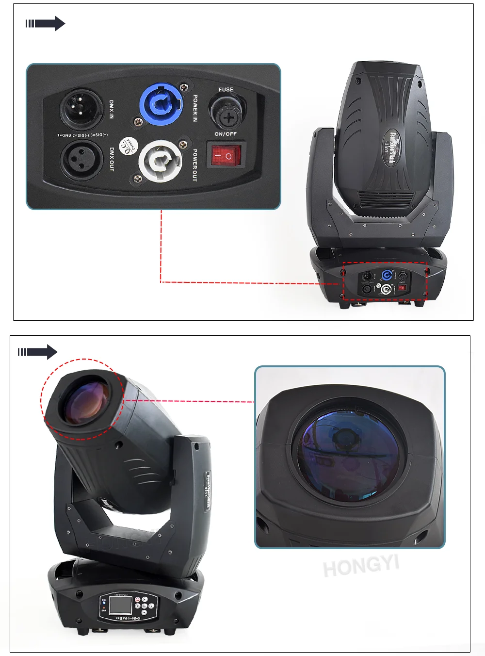 Светодиодный светильник 200 Вт moving head spot dj light quad светодиодный Электронные пятна 3в1 движущийся головной свет для DMX DJ Освещение для сцены дискотека