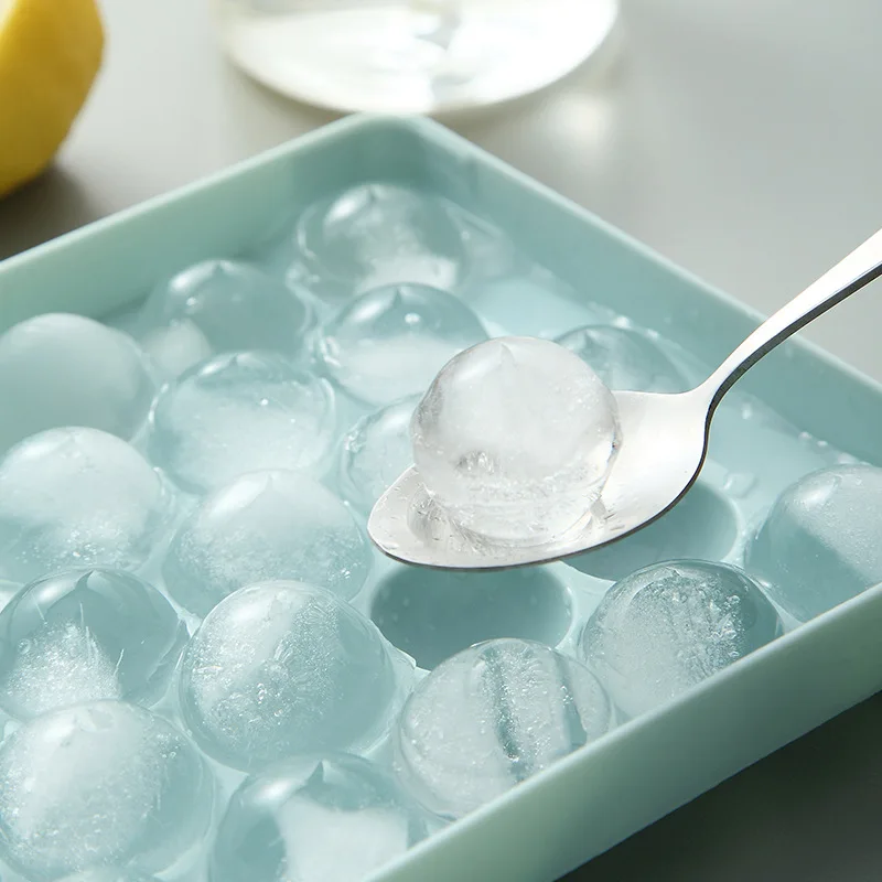 

18/33 Grid Silicone Ice Tray 3D Molds Home Bar Cooler Tools Party Use Round Ball Cube Makers Kitchen DIY Cream