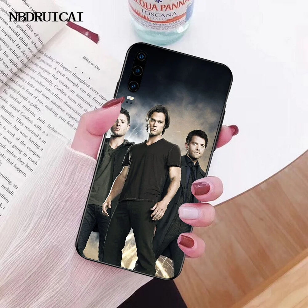 Чехол PENGHUWAN сверхнатуральный Jared Padalecki черный мягкий чехол для телефона Huawei Honor 20 10