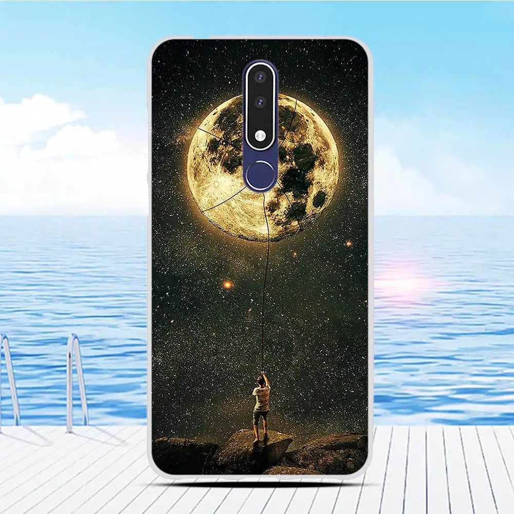 Fundas для Nokia 3 1 Plus чехол из ТПУ 2018 милый корпус задняя крышка бампер |