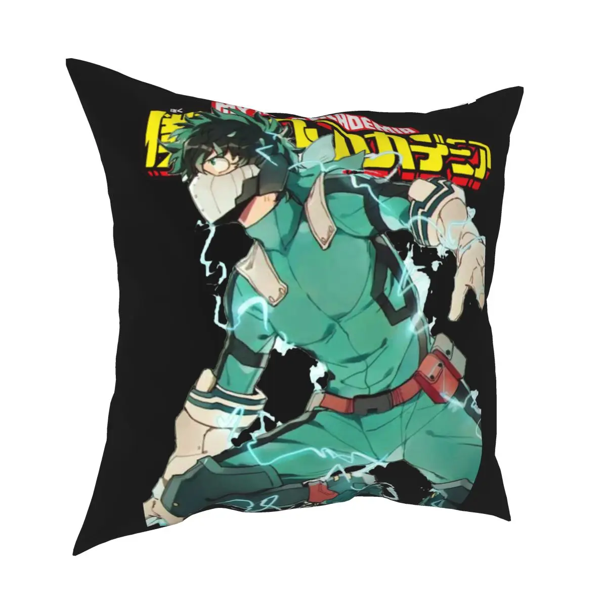 

Мой герой Deku полный хомут мой герой квадратная подушка чехол полиэстер Декоративная Подушка Наволочка-Новинка чехол