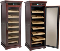 cedar electronic oak wood cigar cooler cabinet tobacco products humidifier electronicwooden cigar humidor cabinet