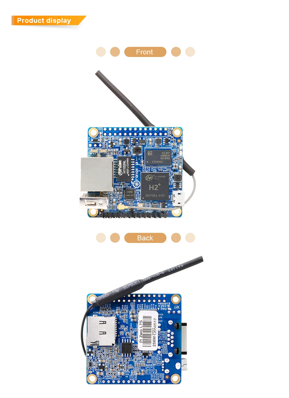 Orange Pi zero LTS комплект 1: orange Pi zero LTS 256 МБ+ плата расширения для Raspberry Pi