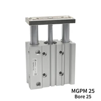 mgpm mgpm25 100z 125z mgpm25 150z mgpm25 175z mgpm25 200z three axisthin rod cylinder compact guide with stable pneumatic