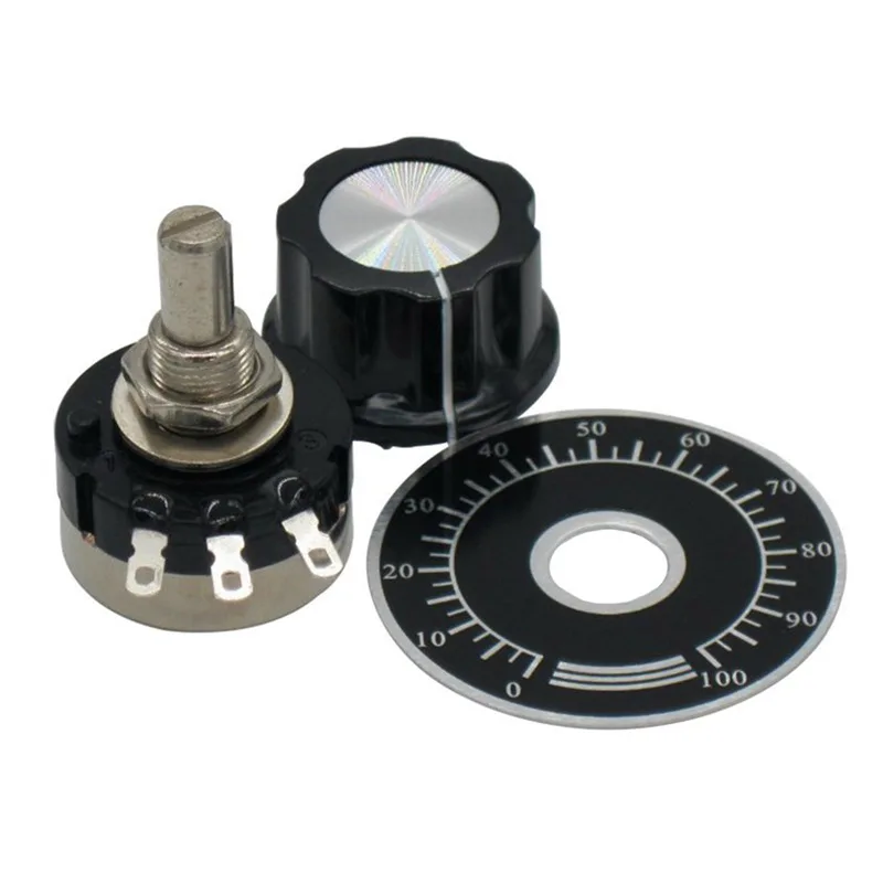 

Роторный углеродный потенциометр с диаметром и ручкой, RV24YN 20S B103 10K Ом