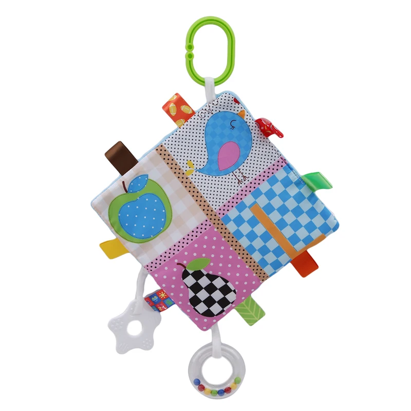 

New Kids Newborn Plush Hanging Towel Toy Cartoon Animal Rattle Toy Soft Baby Sleeping Newborn Appease Baby Toys