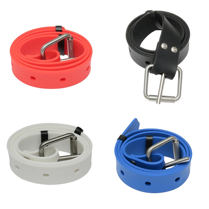 

1. Silicone Diving Weight Belt with Buckle Diving BCD Accessories Scuba Equipment