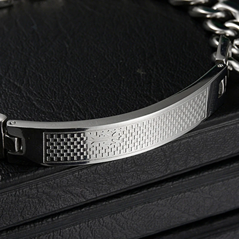 ELSEMODE очаровательный браслет из нержавеющей стали с изображением Иисуса и Креста