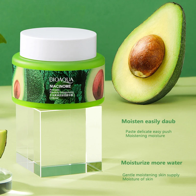 

50g Avocado Bioaqua Day Face Cream Moisturizers Deep Hydration Crema Para Manchas De La Cara Lifting Facial Firming Korean