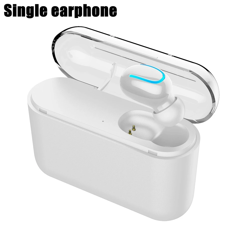 White Single HBQ Q32 Ture беспроводные наушники Bluetooth 5,0 гарнитура с микрофоном Мини Bluetooth вкладыши беспроводные наушники PK i10 TWS - Цвет: White Single