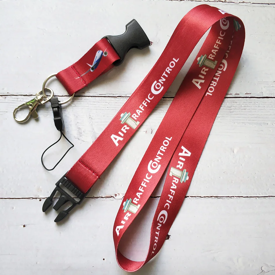 1pc atc keychain fashion trinket phone strap embroidery keychain pilot aviation air traffic controller lanyard christmas gift free global shipping
