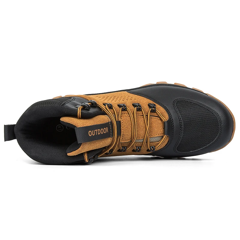 Outdoor Breathable Men Hiking Shoes Professional Climbing Camping Boots Men Wear-resistant Winter Mens Mountain Boots Big size