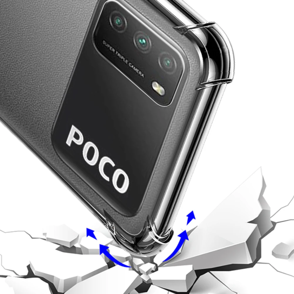 

Airbag Case For Xiaomi Mi 11 10 10T Lite Poco M3 X3 NFC Silicone Shockproof Covers For Xiaomi Redmi Note 9 8 7 Pro MAX 9C Mi 11