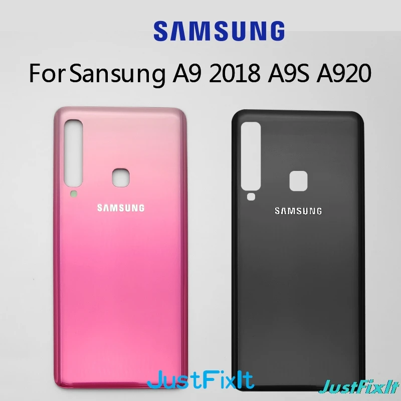 Для SAMSUNG Galaxy A9 2018 Star Pro A9S A920 A920F задняя крышка для аккумулятора Дверь Задняя