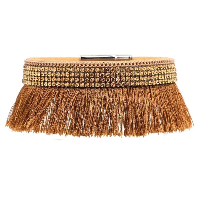 2019 Korean jewelry tassel magazine models stainless steel boutique magnetic buckle bracelet&ampbangles for women/men | Украшения и