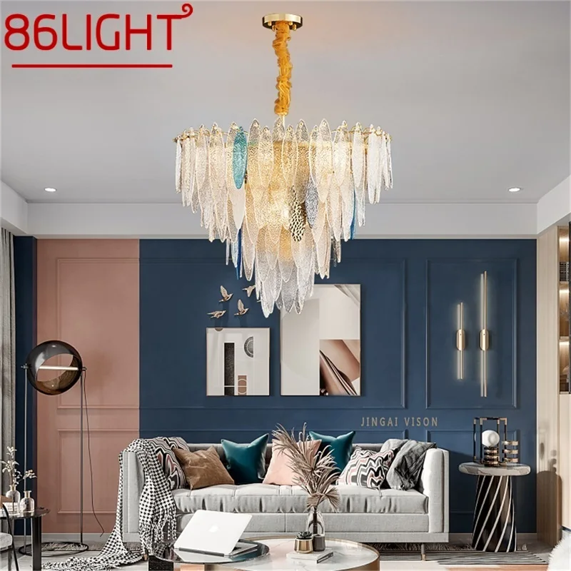 

86LIGHT Chandelier Pendant Lamp Postmodern Home LED Colorful Light Fixture for Living Dining Room