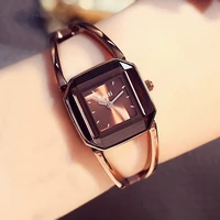 square fashion skeleton bracelet rose gold watches 2022 luxury brand ladies watch women female quartz watch wristwatches