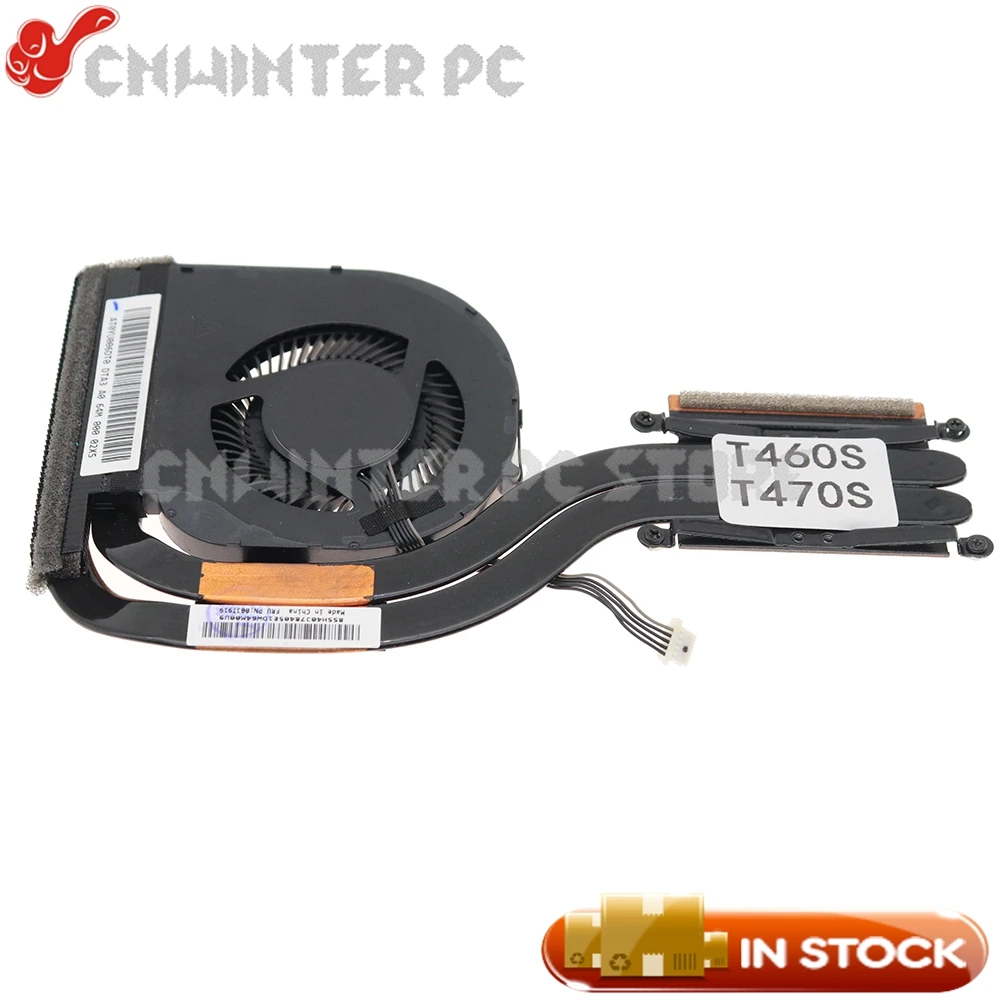 

NOKOTION FRU 00JT919 Genuine For Lenovo ThinkPad T460S T470S Cooling Fan Heatsink Assembly Radiator Cooler