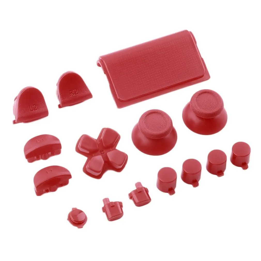 Сменные кнопки Пользовательский Набор форм для PS4 контроллера сплошной цвет
