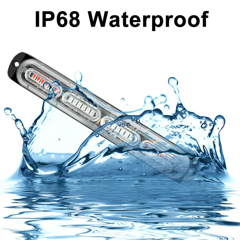 Аварийный стробоскоп 24 светодиода полицейские боковые огни s 12 В/24 В