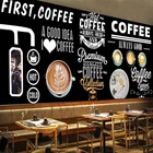 Пользовательские фото 3D доска ручная роспись Кофейня западный ресторан бар обустройство дома оснащение плакат Настенные фрески обои