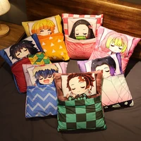 new anime devils blade anime pillow demon slayer nidou plush charjiro pillow genshin impack decorative pillows travel pillow
