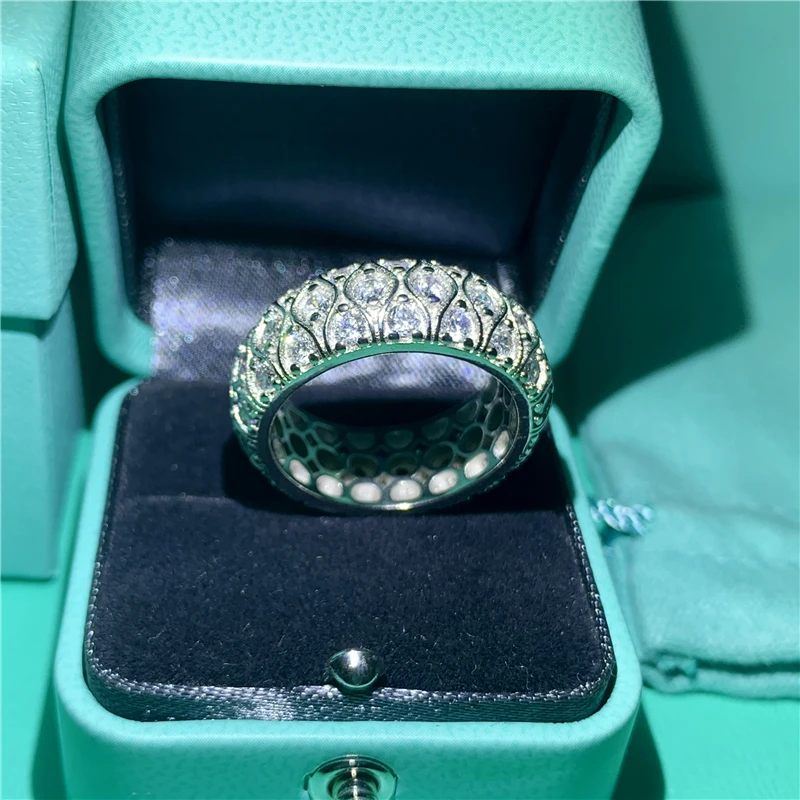 Женское кольцо из серебра 100% пробы с бриллиантами | Украшения и аксессуары