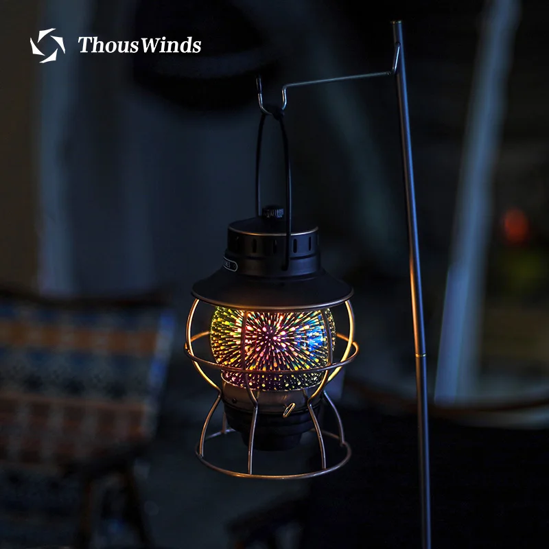 Thous Winds T11 Barebones Railroad Lantern 3D Fireworks Glass Cover LIV-280 LIV-281 Outdoor Camping | Спорт и развлечения