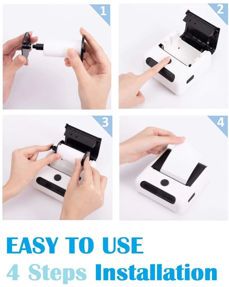 Принтер для этикеток M200 Bluetooth термопринтер портативный мини-принтер фотографий