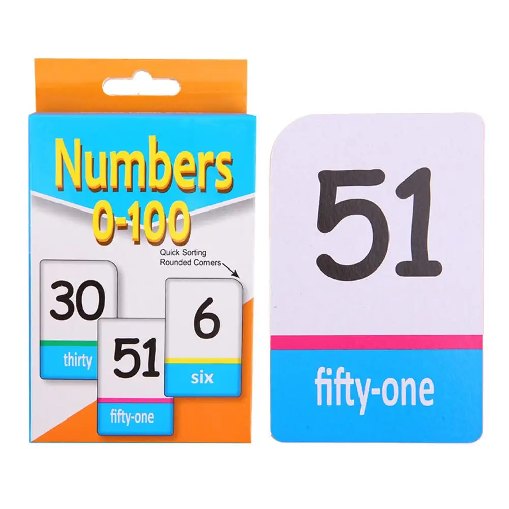 Children English Alphabet Arabic Numbers Learning Flash Paper Card Education Toy |