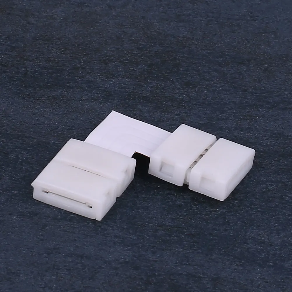 RGB полосы света светодиодный разъем 10 мм аксессуары L форма 4Pin Solderless