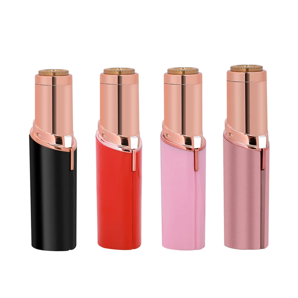 

Electric Hair Remover Lipstick Shape Epilator Female Facial Razor Painless Safety Face Body Depilator Shaving Tool