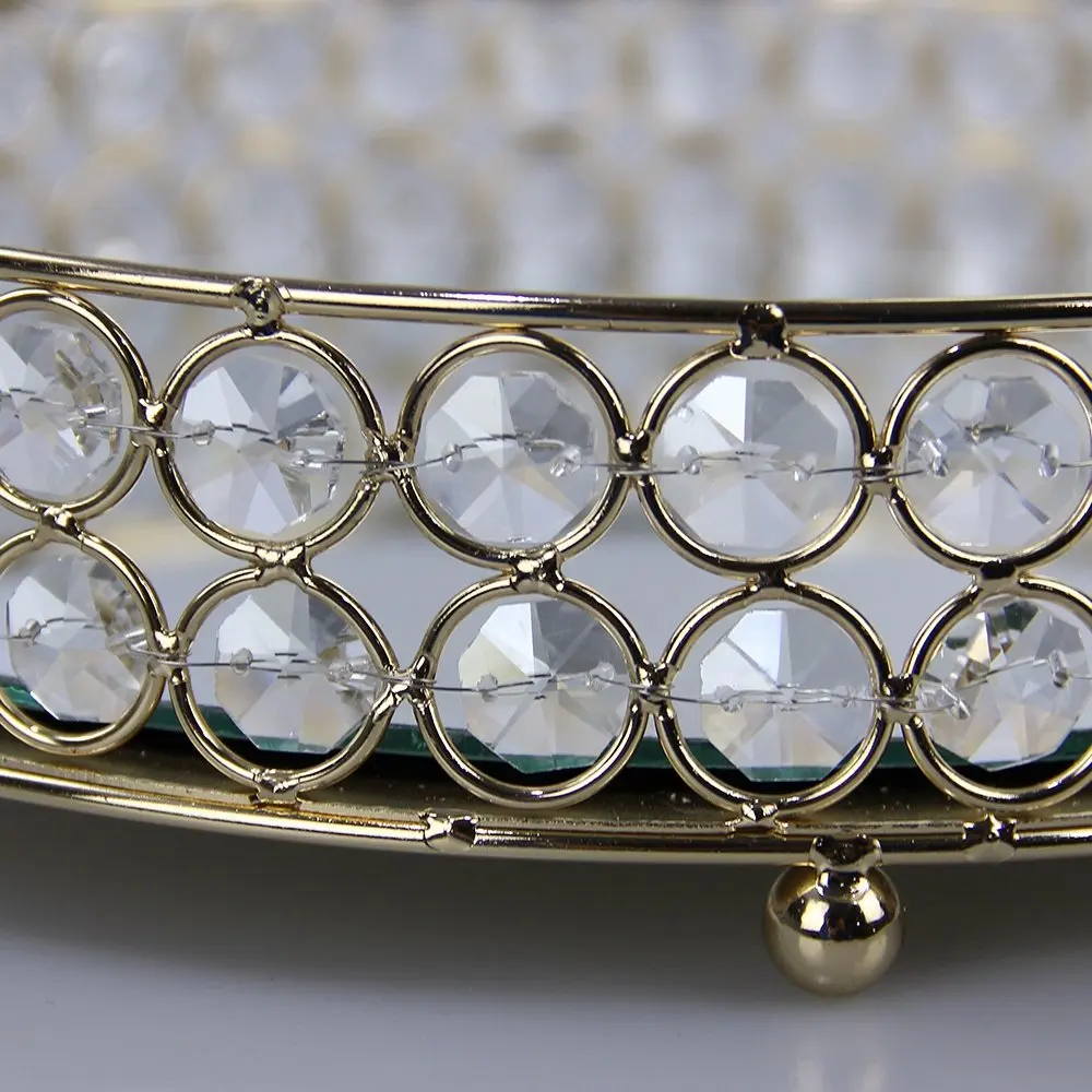 Круглые Хрустальные десерты подставка для кекса свадебное украшение духов