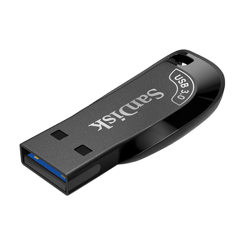 Двойной Флеш накопитель SanDisk USB 3 0 флэш CZ410 32 Гб 64 128 ГБ 256 флеш черный U диск мини 100%