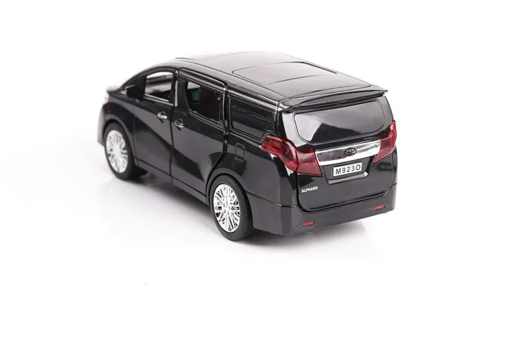 Zhenwei модель автомобиля Alphard няня автомобиль сплав Автомобиль Моделирование Модель 1: 24 звук и свет потяните автомобиль взрослая коллекция