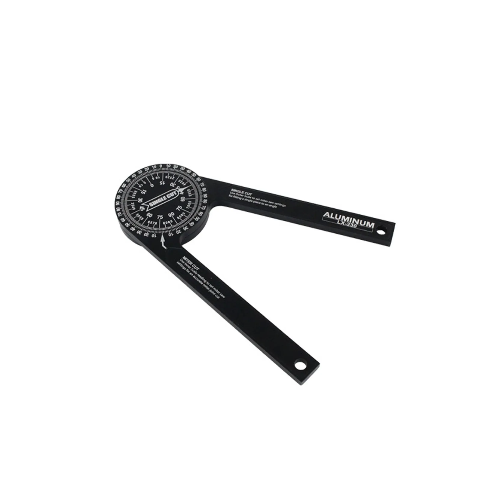 

Triangle Ruler 7inch Aluminum Alloy Angle Protractor Speed Metric Square Measuring Ruler For Building Framing Tools Gauges