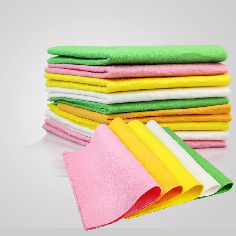 

Kitchen Clean Dish Cloth Wash Towel Double Sided Suction Water Microfiber Non linting Non Stick Oil Towel Kitchen Tools