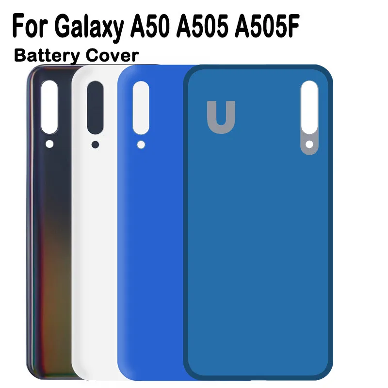 Чехол для аккумулятора Samsung Galaxy A50 A505 A505F задняя крышка Замена задней панели