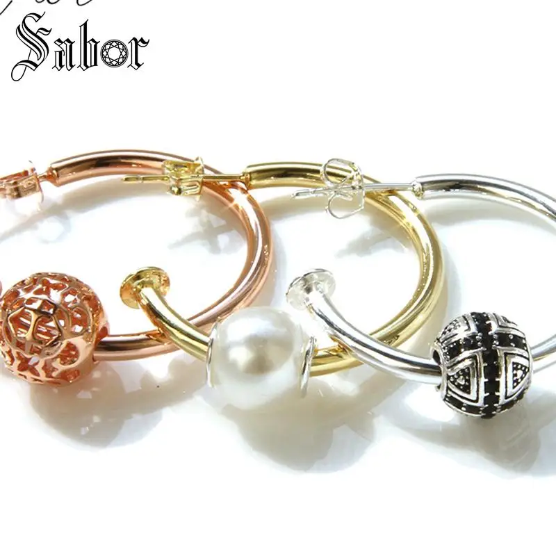 Серьги Creole с крестом Hero жемчужные Арабески сделай сам бусы настоящие европейские