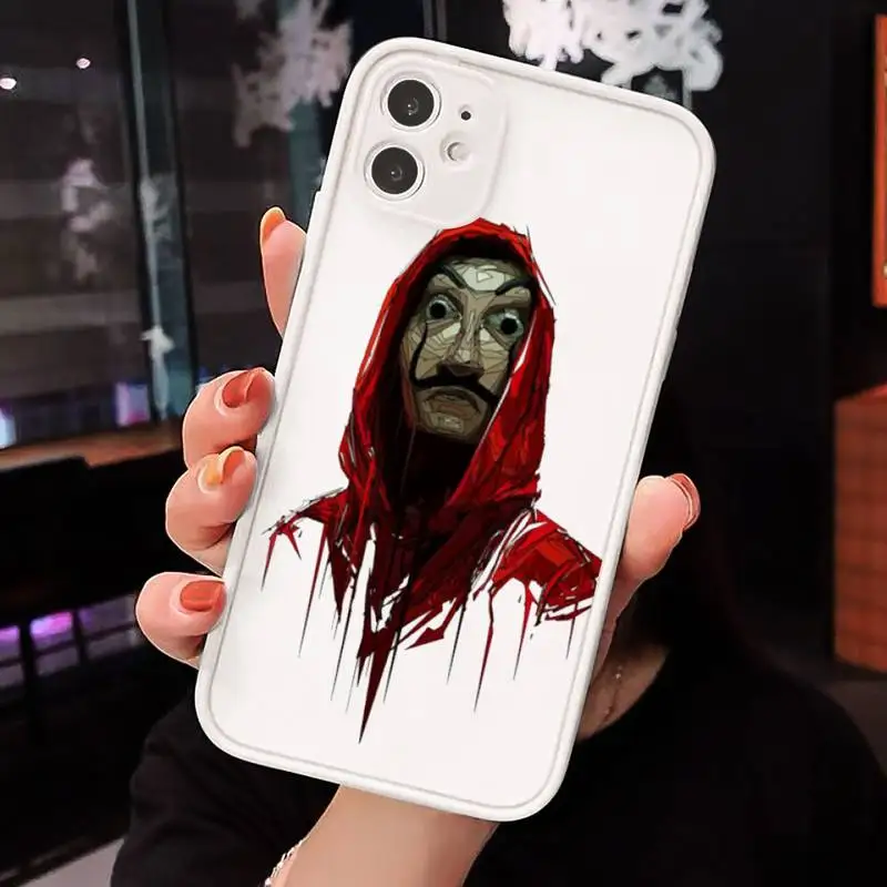 

Spain TV Paper Home Phone Cases matte transparent For iphone 7 8 11 12 plus mini x xs xr pro max cover