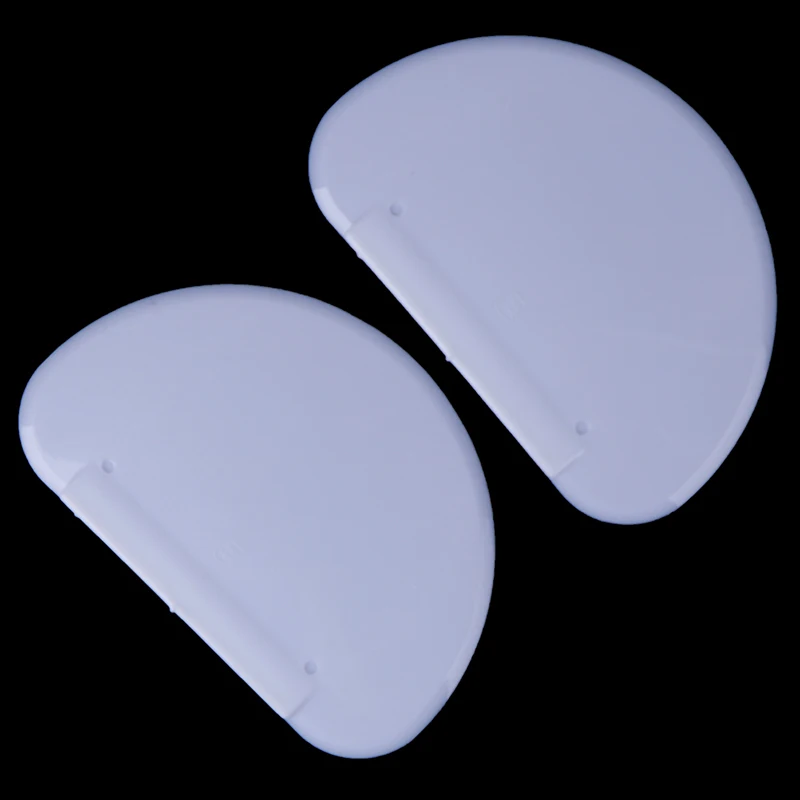 Белый тесто инструменты для резки торта Скребок гибкий безопасный Пластик Кухня