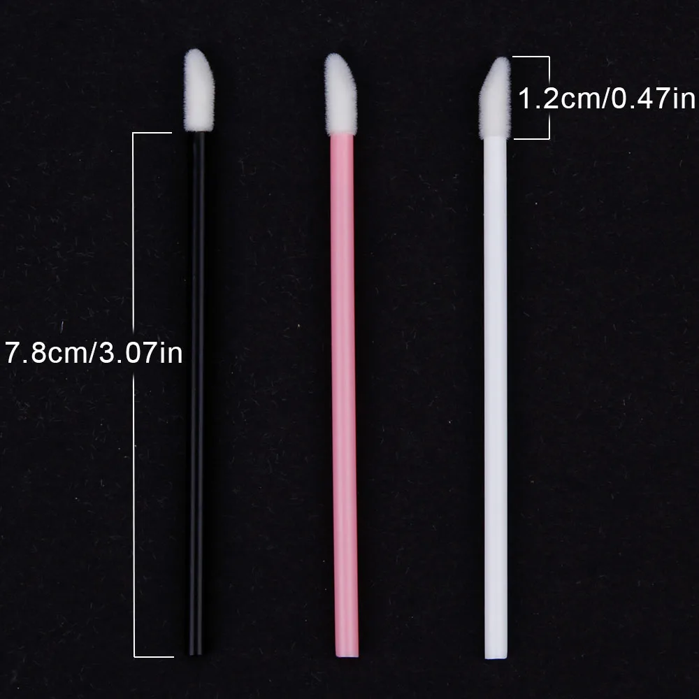 

500/1000Pcs/set of disposable lip brush lip stick gloss stick applicator makeup tool makeup brush eyebrow accessories