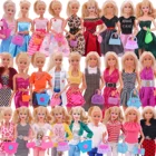 3 шт.компл., Одежда для кукол Барби, топы, джинсы, платье, сумка, детская одежда, платье для принцессы, юбка для кукол Барби, аксессуары для девочек, игрушка для России