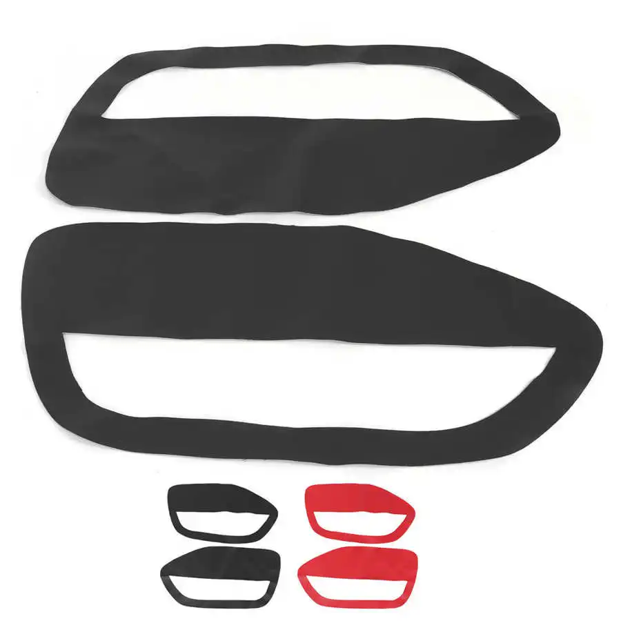 2 шт. кожаные вставки для панели автомобильной двери Синтетический Чехол Для Ford