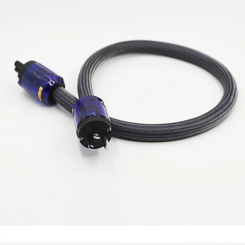 Медный кабель питания Furukawa OFC версия США аудиокабель штепсельная вилка Schuko с рис.