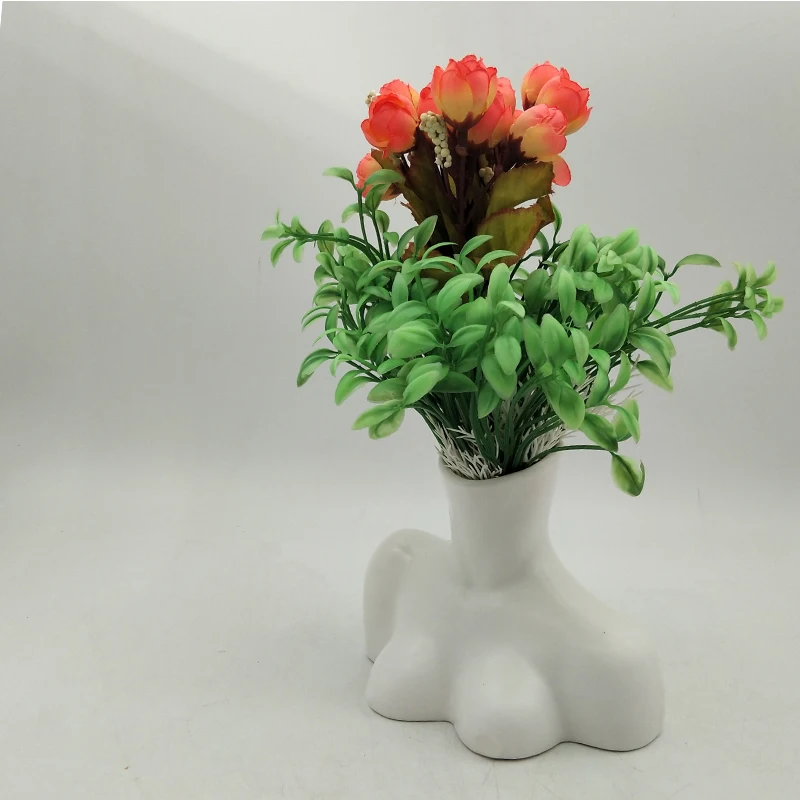 Ваза из смолы женские цветы горшок со скульптурой для цветов в виде бутылки ВАЗ