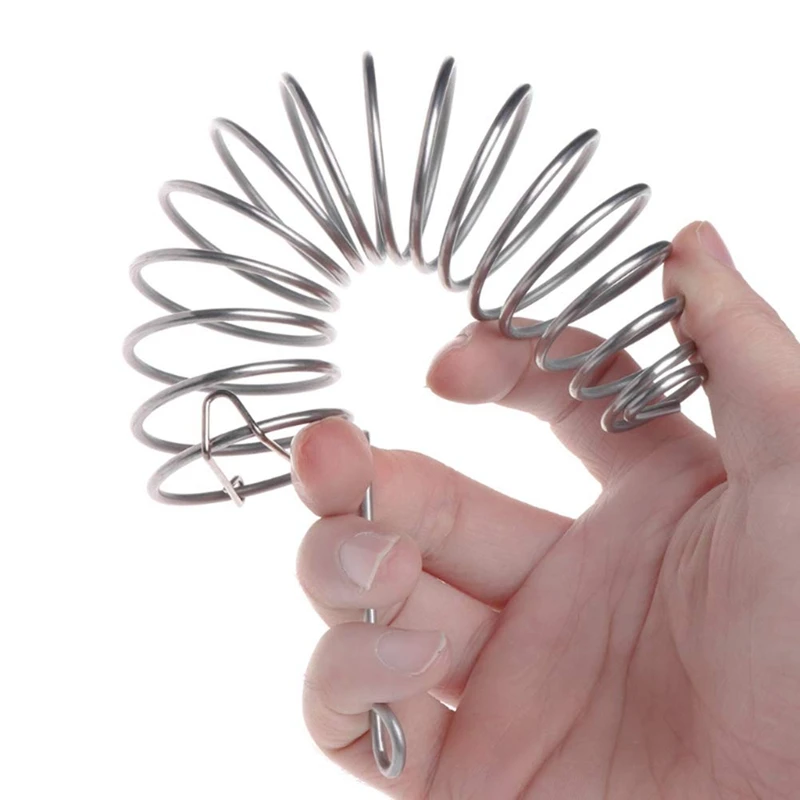 

Spiral Birds Feeder, Millet Treat Fruit Holder for Parrot - Stainless Steel