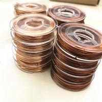1pc 10m polyester enameled copper wire motor copper wire for diy motor copper wire accessories diameter 0 2mm0 3mm0 5mm0 6mm